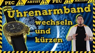 Uhrenarmband wechseln  kürzen  DIY Projekt [upl. by Aielam]