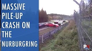 A PileUp Crash On The Nurburgring [upl. by Nauwaj]