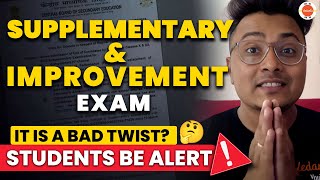 Supplementary Exam and Improvement Exam Date Announced😱 CBSE Class 10 and 12th Compartment Exams [upl. by Meneau]