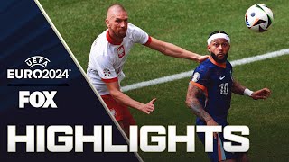 Poland vs Netherlands Highlights  UEFA Euro 2024 [upl. by Annayat467]