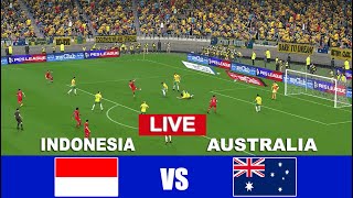 Indonesia vs australia LANGSUNG  australia vs indonesia live streaming  video game simulation [upl. by Torras538]