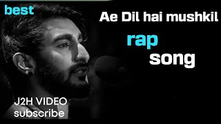 RCR Rapper  Ae Dil Hai Mushkil Rap song  Full rap song viral rap song [upl. by Reichel]