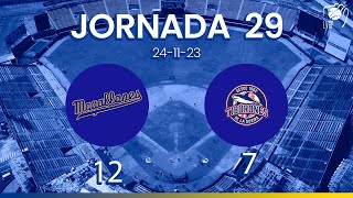 JORNADA 29 RESUMEN  Navegantes del Magallanes 12 Tiburones de La Guaira 7 2324 241123 [upl. by Bird]