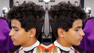 HAIRCUT TUTORIAL CRISTIANO RONALDO HIGH FADE CURLY TOP [upl. by Indyc724]