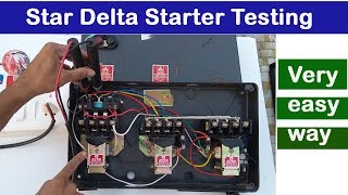 Star Delta Starter testing in Hindi [upl. by Sperry]