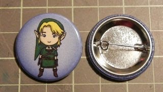 How to Make Buttons Badges [upl. by Burhans703]