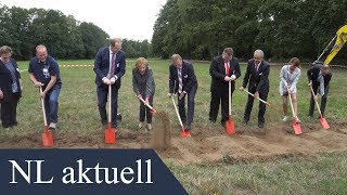 Burg im Spreewald  Spatenstich für Kinderhaus Pusteblume der Johanniter Südbrandenburg [upl. by Idelia711]