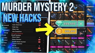 UPDATED ROBLOX Murder Mystery 2 Hack Script GUI  Auto Farm Kill Aura Coin Farm Pastebin 2023 [upl. by Htesil]