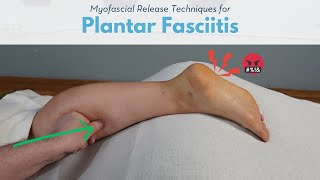 FOOT MASSAGE Tutorial Pt 1 Myofascial Release for Plantar Fasciitis [upl. by Nerland80]