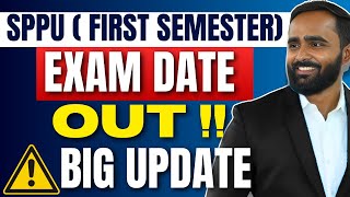 BIG UPDATE SPPU FIRST SEMESTER EXAM DATE OUT FIRST YEAR ENGINEERINGPRADEEP GIRI SIR [upl. by Ugo]