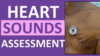 Auscultation of Heart Sounds  Assessing Heart Sounds  Listening to the Heart with a Stethoscope [upl. by Emylee]