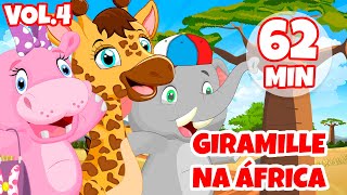 Giramille na África Vol 4  Giramille 62 min  Desenho Animado Musical [upl. by Ddet]