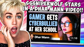 SSSniperWolf BULLIED LIVESTRAMING DharMann REACTION With thatgirlmair [upl. by Brookner]