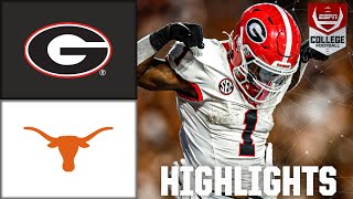 Georgia Bulldogs vs Texas Longhorns  Full Game Highlights  ESPN College Football [upl. by Alcinia]