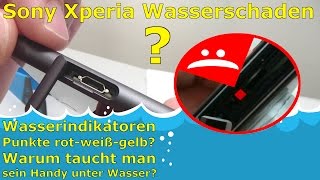 Sony Xperia Wasserschaden Warum muss das Handy unter Wasser [upl. by Epner188]