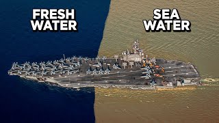 How Aircraft Carriers Turn Seawater Into Fresh Drinking Water At Sea [upl. by Atal]