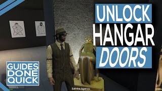 How To Unlock The Hangar Doors In GTA Online [upl. by Ecnarual]