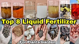 Top 8 Liquid Fertilizer for your Plants  Garden [upl. by Ecnarual]