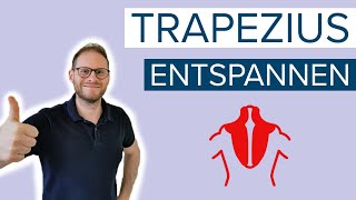 Den Trapezius Muskel entspannen mit diesen 2 einfachen und schnellen Übungen✅ [upl. by Shayne]