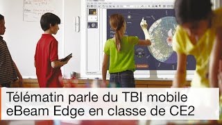 Utilisation du tableau interactif mobile eBeam Edge en classe [upl. by Ruelu]