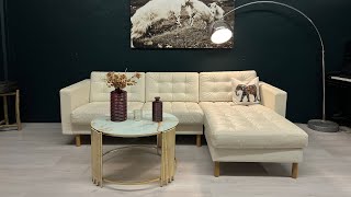 Ikea Landskrona design sofa bestmøbler sofa [upl. by Ihcehcu]