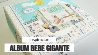 ALBUM PARA BEBE GIGANTE quotMIS PRIMERAS VECESquot  INSPIRACIÓN  LLUNA NOVA SCRAP [upl. by Hselin132]