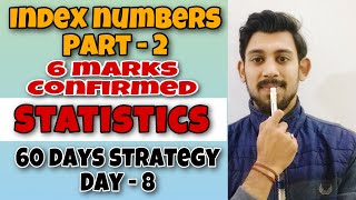 Index Numbers  statistics  Class 11  Part 2  6 mark question [upl. by Caresse]