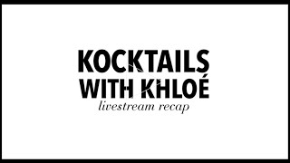 Kocktails with Khloe Livestream Recap [upl. by Lune957]