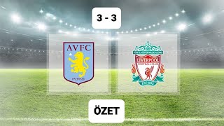 ASTON VİLLA LİVERPOOL MAÇ ÖZETI İNGİLTERE PREMİER LİGİ liverpool [upl. by Ardried488]