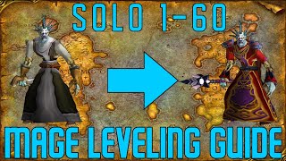 Horde Mage Speed Leveling Guide  Solo AoE Farm locations 160 also some quests  Mage Compendium [upl. by Standish]