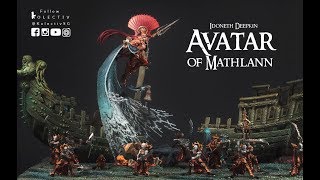 Idoneth Deepkin Avatar of Mathlann painted by Kolectiv [upl. by Inami]