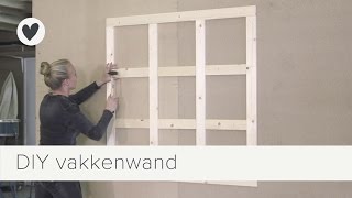 vakkenwand maken  vtwonen  doehetzelf [upl. by Moriah]