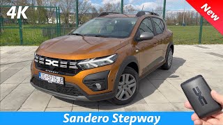 Dacia Sandero Stepway 2023  Detail Review in 4K  Expression Exterior  Interior Facelift [upl. by Poll]