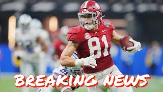 49ers Draft Alabama Tight End Cameron Latu with Pick 101 [upl. by Asatan]