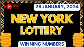 New York Evening Lottery Results For  28 Jan 2024  Numbers  Win 4  Take 5  NY Lotto  Powerball [upl. by Cirred]