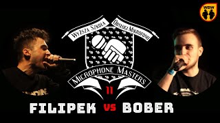 Bober 🆚 Filipek 🎤 Microphone Masters 11 freestyle rap battle [upl. by Jephthah]