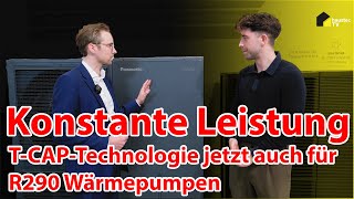 Ifh Intherm Nürnberg  Panasonic TCAPTechnologie auch für R290Wärmepumpen [upl. by Gianni]