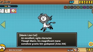 Unlock Crazed Cows true form  Manic Lion Cat  The Battle Cats [upl. by Nahta]