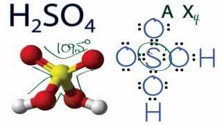 H2SO4 Molecular Geometry  Shape and Bond Angles [upl. by Rehptosirhc]