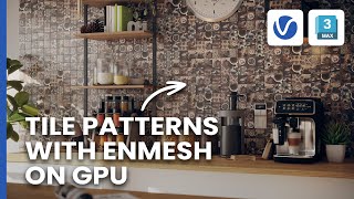 Crafting tile patterns with Enmesh and rendering flythrough animations faster with VRay GPU [upl. by Adrahc199]