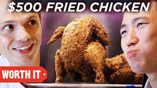 17 Fried Chicken Vs 500 Fried Chicken [upl. by Dieter]