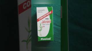 HOMOEOPATHIC HAIR LOTION  HASLAB JABORAND HAIR LOTION  HSL CONCENTRATE LOTION Shorts [upl. by Herve]