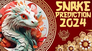 2024 Chinese Zodiac Snake Horoscope Prediction [upl. by Ahsinar]