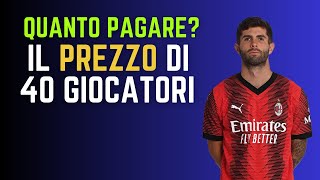 QUANTO PAGARE 40 GIOCATORI PREZZATI PER VOI  Guida all’Asta del Fantacalcio 202425 [upl. by Lamak]