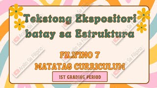 ANO ANG TEKSTONG EKSPOSITORI HULWARAN NG TEKSTONG EKSPOSITORI URI NG DEFINISYONARALIN SA FILIPINO [upl. by Nevur701]