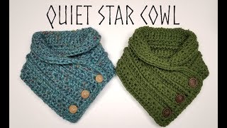 Quiet Star Cowl  Crochet Tutorial [upl. by Anirahtak]