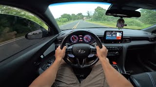 2021 Hyundai Veloster N DCT  POV Cutting Up Back Roads [upl. by Trahern]