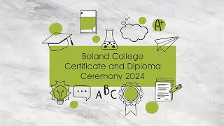 Boland College Certificate and Diploma Ceremony 2024 [upl. by Adnuhsat]