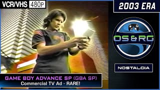 Game Boy Advance SP GBA SP  Commercial TV Ad  2003  RARE [upl. by Nirtiac219]