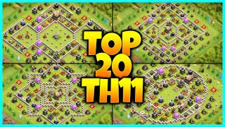 New INSANE TH11 BASE WARTROPHY Base Link 2023 Top20 in Clash of Clans  Town Hall 11 War Base [upl. by Straub]